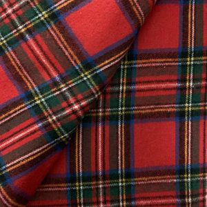 Flannel Tartan Plaid fabric for sewing shirts, outdoor clothing, dog bandanas, flannel bowties & retro dresses & kids clothing.