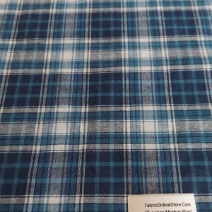 Preppy madras plaid fabric for vintage men's shirts, coats, ties, bowties, retro dresses & handmade dog bandanas & collars.