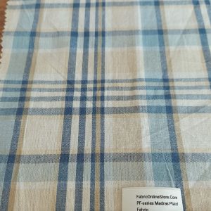 Preppy madras plaid fabric for vintage men's shirts, coats, ties, bowties, retro dresses & handmade dog bandanas & collars.