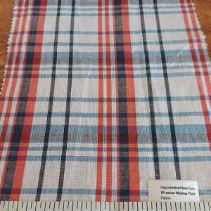 Madras Plaid fabric for mens & boys shorts, ties, retro dresses, pinup clothing, dog bandanas children's clothing & costumes.