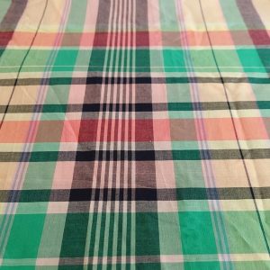 Madras Plaid Fabric for classic menswear, pinup clothing, sport coats, classic children's clothing, & vintage clothing.