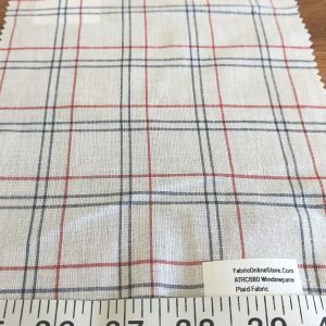 Tattersall Check fabric for sewing dress shirts, sport coats, bowties, classic children's clothing, & dog bandanas.