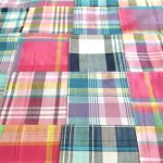 Patchwork Madras fabric for preppy menswear, classic children's clothing, etsy handmade clothing, retro dresses & skirts.