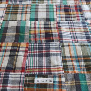 Patchwork Plaid fabric for sewing shorts, retro dresses & skirts, classic children's clothing, dog bandanas & handmade bowties.