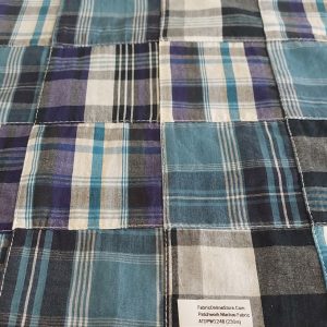 Patchwork Madras fabric for etsy handmade shirts, bowties and bows, handmade dog clothing & handmade children's clothing.