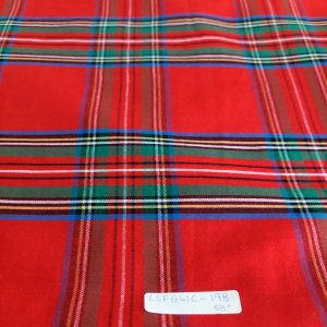 Plaid Twill Cotton Tartan fabric for sewing of Fall shirts, skirts, dresses, classic children's clothing & dog bandanas.