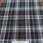 Tartan plaid fabric for sewing shirts, coats, classic children's clothing, vintage dresses, skirts, bowties & retro clothing.