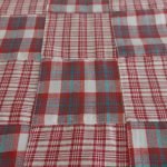 Patchwork Madras fabric for ivy style clothing, preppy menswear, classic children's clothing, dog bandanas & handmade bowties.