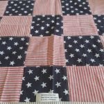 Patriotic Patchwork stars & stripes fabric for classic children's clothing & July 4th Sewing