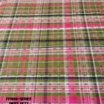 Bright Check fabric, with swiss dots for handmade children's clothing, dog bandanas & shirts, bowties, & pinup clothing.