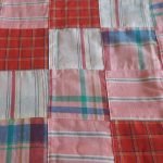 Patchwork Madras fabric for ivy style clothing, preppy menswear, classic children's clothing, dog bandanas & handmade bowties.