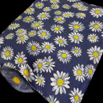 Sunflowers Print Denim Fabric