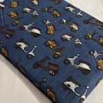 Scooters Print Fabric For Dresses & Decor