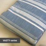 Linen-Look Striped Cotton Fabric