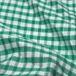 Green Plaid Fabric For Shirts, Dresses