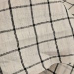 Linen Check Fabric For Shirts, Dresses & Bowties