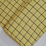 Linen Check Fabric For Shirts, Dresses & Bowties