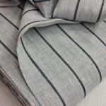 Linen Striped Fabric For Shirts, Dresses & Bowties
