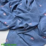 Chambray Denim With Embroidered Rainbows 🌈