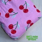 Cherries Print Fabric For Dresses & Kids Wear