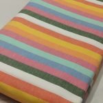 Fun Striped Linen-look Fabric For Shirts, Dresses & Bowties