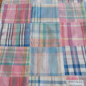 Patchwork Madras Fabric  For Dresses, Shorts & Children's Clothing