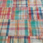 Patchwork Madras Fabric  For Dresses, Shorts & Children's Clothing