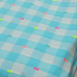 Swiss Dots Gingham Fabric For Children's Clothing, Costumes, Dresses