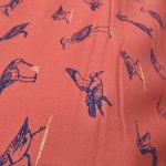 Birds Print Fabric For Shirts, Blouses, Children's clothing & Dresses.