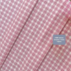 Checks + Dots Fabric For Shirts, Blouses, Children's clothing & Dresses.
