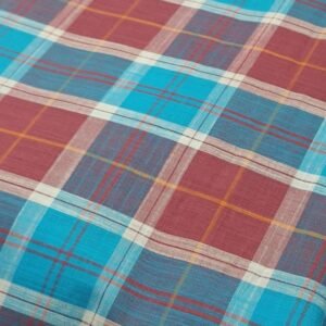 Madras Plaid Fabric For Tops, Shirts, Bowties, Children's clothing & Decor.