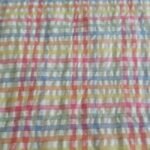 Seersucker Rainbow Plaid Fabric For Shirts, Tops, Blouses, Dresses, Costumes & Boho Clothing.