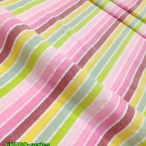 Fun Striped Seersucker Fabric For Shirts, Skirts, Bowties, Children's Clothing & Bags.