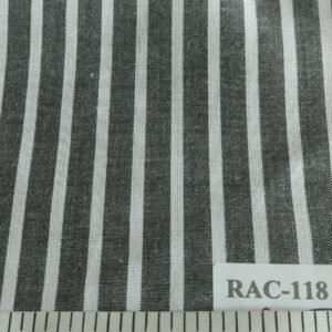 Black & White Striped Fabric For Sewing Shirts, Coats, Bowties, Dresses, Bags & Decor.