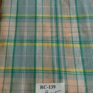 Madras Plaid Fabric For Sewing Shirts, Coats, Pants, Dresses, Shorts & Costumes.