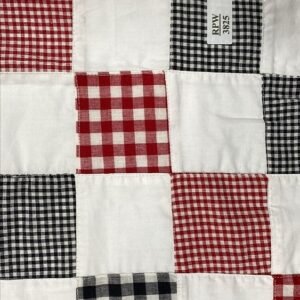 Solid + Gingham Patchwork Fabric For Shirts, Coats, Pants, Dresses, Shorts & Costume Design.