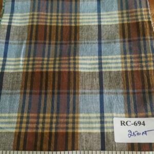 Madras Plaid Fabric For Sewing Shirts, Coats, Pants, Dresses, Shorts & Costumes.