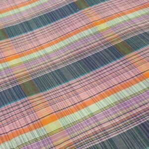 Madras Plaid Fabric For Shirts, Coats, Dresses, Beach Wear, Skirts & Decor.