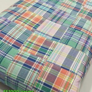 Patchwork Madras Fabric For Shirts, Coats, Pants, Dresses, Shorts & Costume Design.