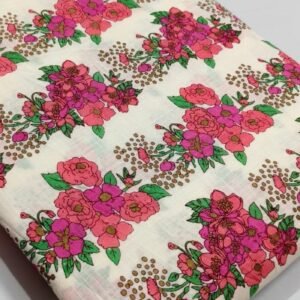 Floral Print Fabric For Sewing Blouses, Women's Shirts, Dresses, Beach Wear & Costumes.