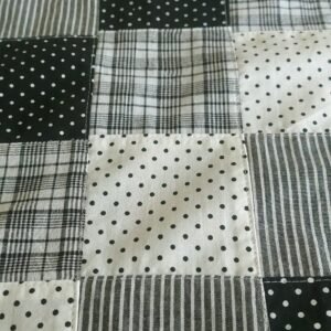 Madras + Polka + Gingham + Solid Patchwork Fabric For Shorts, Coats, Pants, Dresses, Bags & Quilts.