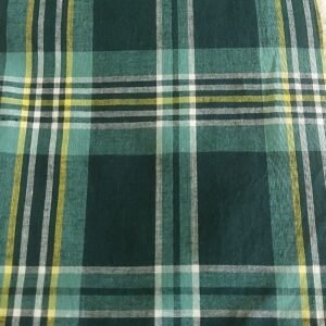 Madras Plaid Fabric For Shirts, Blouses, Coats, Pants, Dresses, Bags & Costumes.