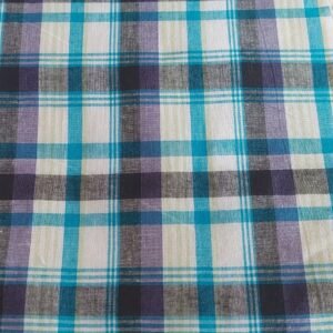 Madras Plaid Fabric For Shirts, Blouses, Coats, Pants, Dresses, Bags & Costumes.