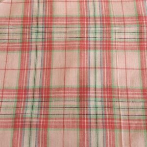 Madras Plaid Fabric For Shirts, Blouses, Coats, Pants, Dresses, Bags & Costumes.
