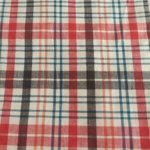 Madras Plaid Fabric For Shirts, Blouses, Coats, Pants, Dresses, Bags & Costumes.