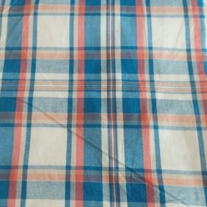 Madras Plaid Fabric For Shirts, Blouses, Coats, Pants, Dresses, Bags & Costumes.