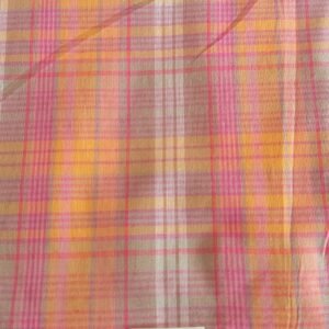 Madras Plaid Fabric For Shirts, Blouses, Coats, Pants, Dresses, Bags & Costumes.
