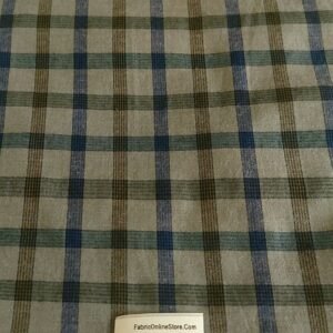 Tattersall Check Fabric For Sewing Shirts, Bowties, Dresses, Kids Clothing.