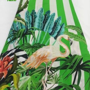 Jungle Print Fabric For Shorts, Shirts, Skirts, Pants, Dresses, Bedding, Bags & Quilts.