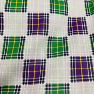 Patchwork Pattern Fabric For Shorts, Shirts, Coats, Pants, Bowties, Dresses, Bags & Quilts.